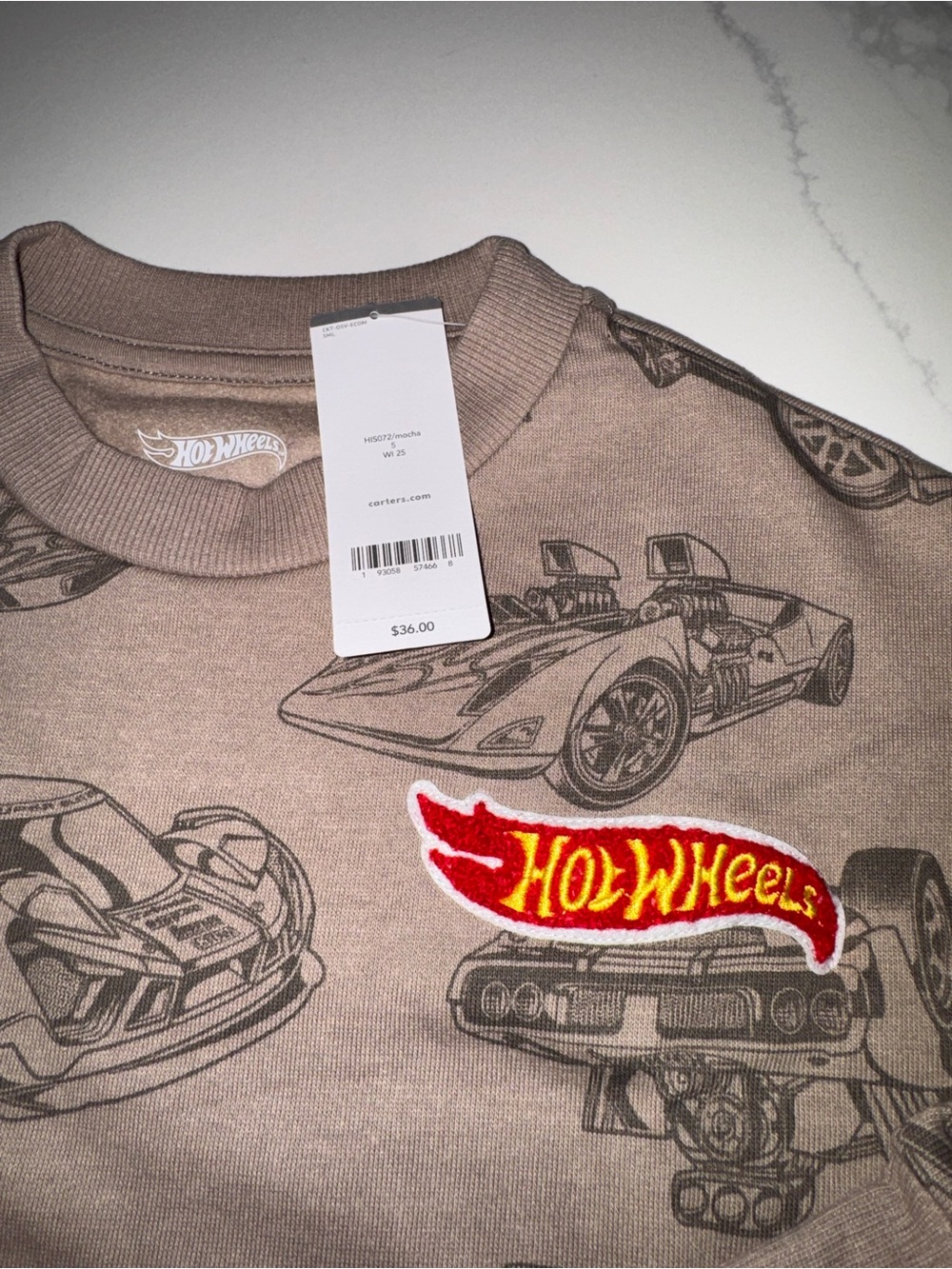 Hot Wheels Boys’ Sweatshirt Size 5 - Picture 4 of 4